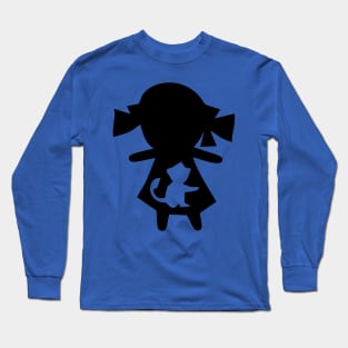 Monkey Girl - Black Long Sleeve T-Shirt